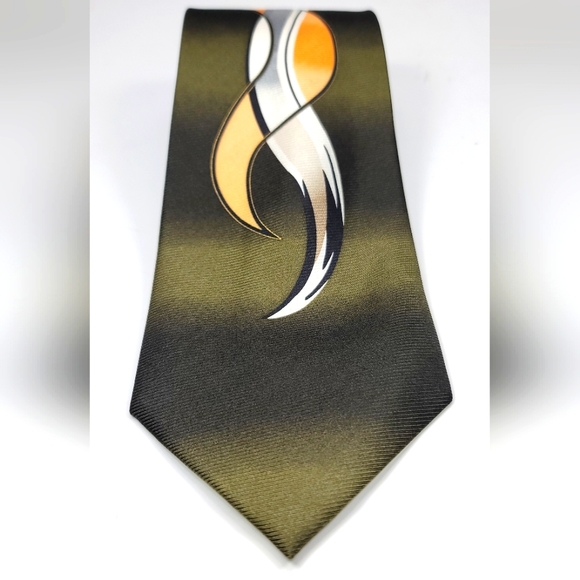 Haziza Other - 👔👔👔Shlomi Haziza Dance Sculpture Rendering Handmade Silk Tie.
